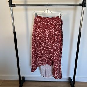 Floral Wrap Skirt